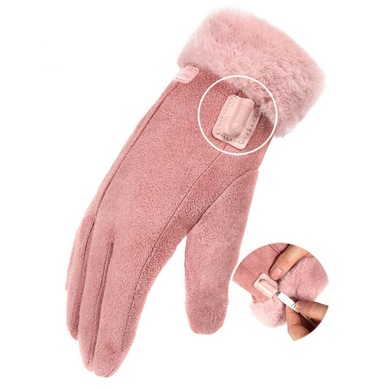 Heated Gloves with 5000mAh Rechargeable Battery and Touchscreen Tips, 3 Heat Levels Valideals Outlet