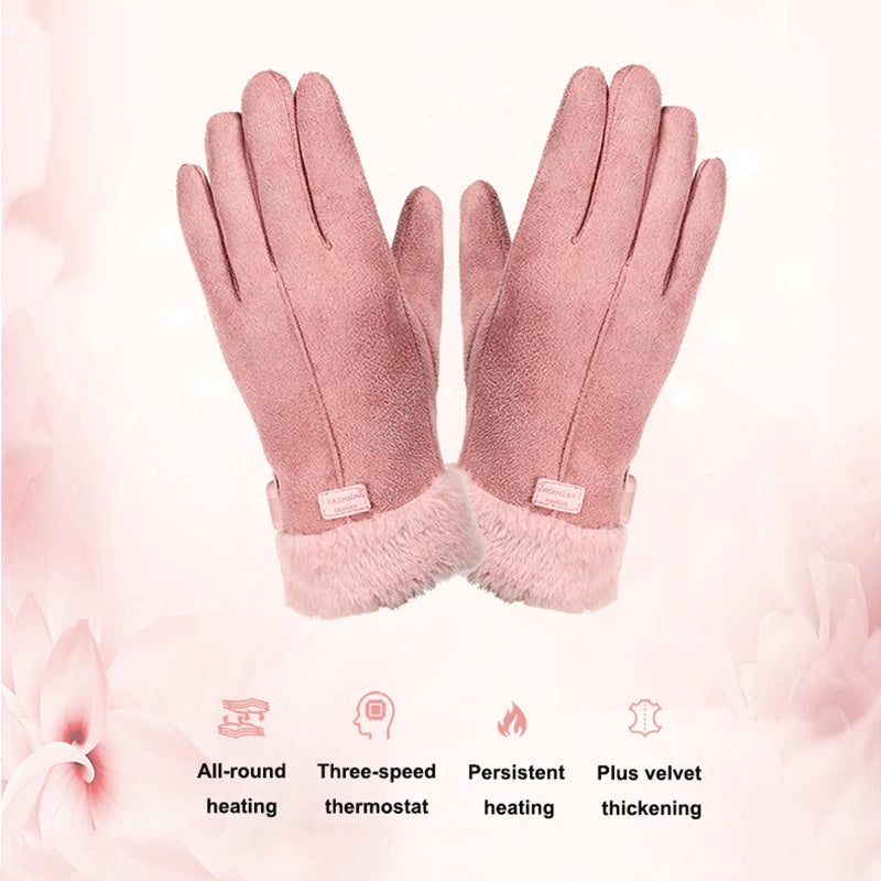 Heated Gloves with 5000mAh Rechargeable Battery and Touchscreen Tips, 3 Heat Levels Valideals Outlet