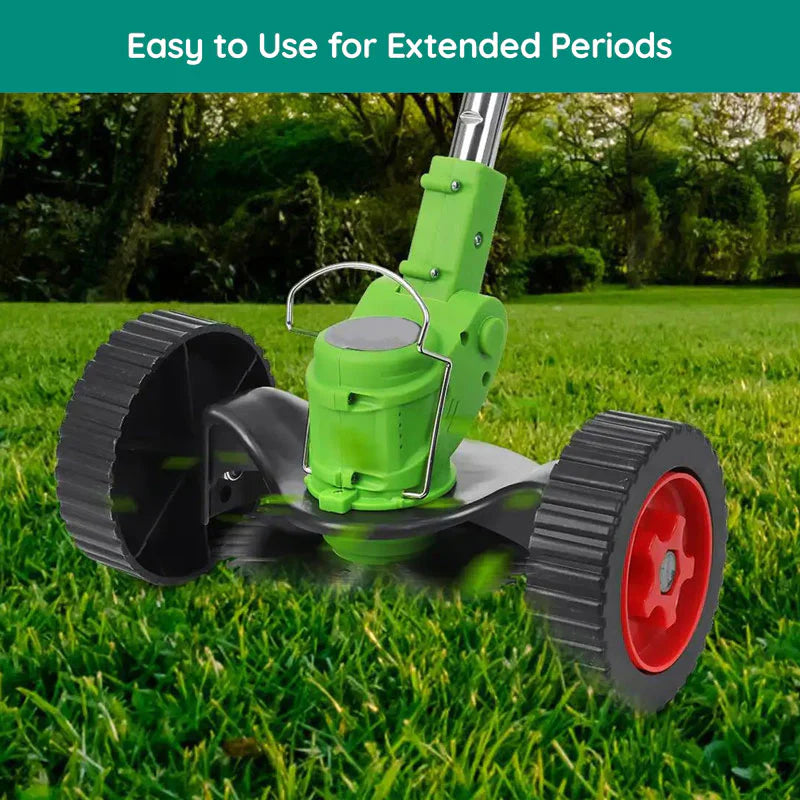 Cordless Grass Trimmer with 24V Motor and Three Interchangeable Blades Valideals Outlet