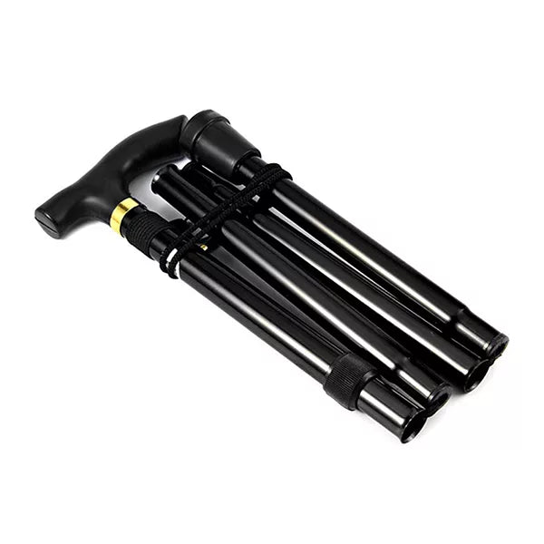 Telescopic Walking Stick with Ergonomic Grip and Non-Slip Rubber Tip, Foldable Valideals Outlet