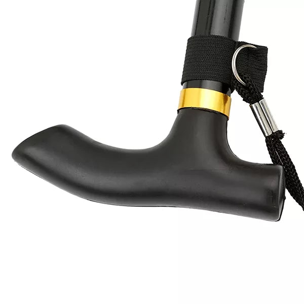 Telescopic Walking Stick with Ergonomic Grip and Non-Slip Rubber Tip, Foldable Valideals Outlet
