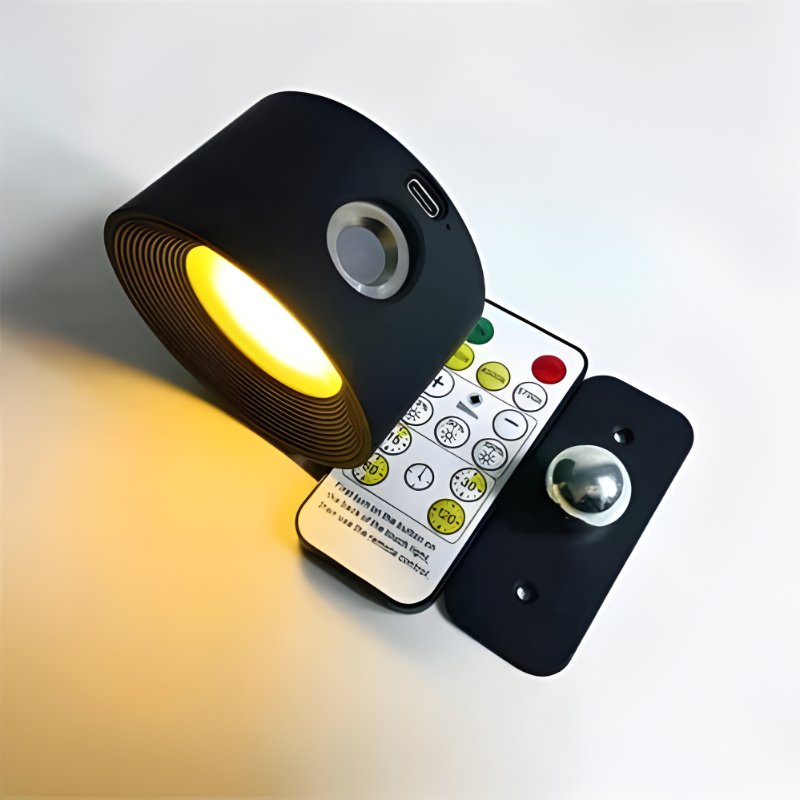Rechargeable Wall Lamp with 360° Swivel and Touch Dimmer, 3-Temp LED, 2000mAh Valideals Outlet