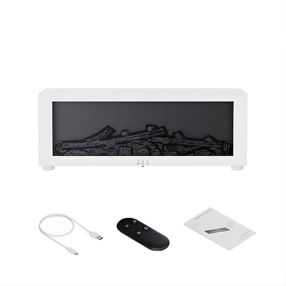 Humidifier and Air Purifier with Aromatherapy Tray, Realistic Flame Effect, 1.3L Tank Valideals Outlet