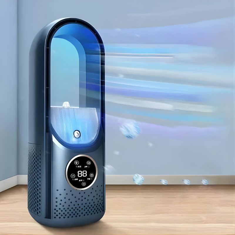 Portable Air Conditioner with Bladeless Quiet Cooling and Compact Desk-Sized, 10x10x15in Valideals Outlet