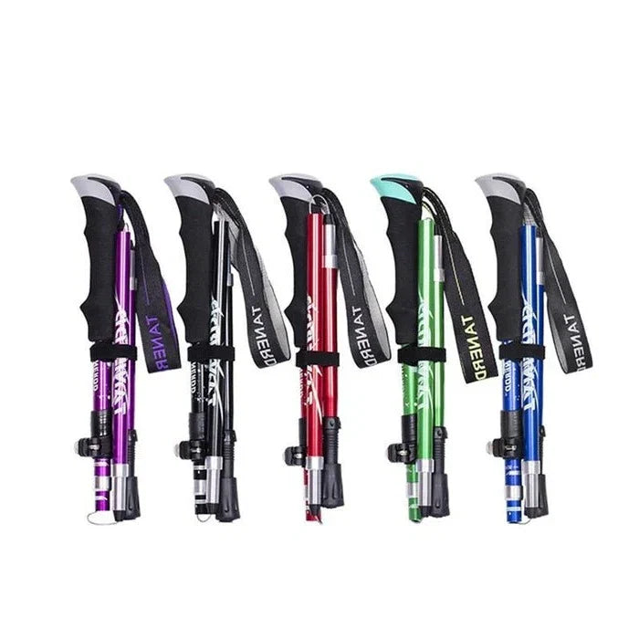 Telescoping Trekking Pole with Twist Lock and Aluminium Construction Valideals Outlet