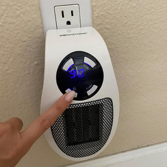 Portable Heater with Fast Warm-Up and Adjustable Thermostat, Washable Filter Valideals Outlet
