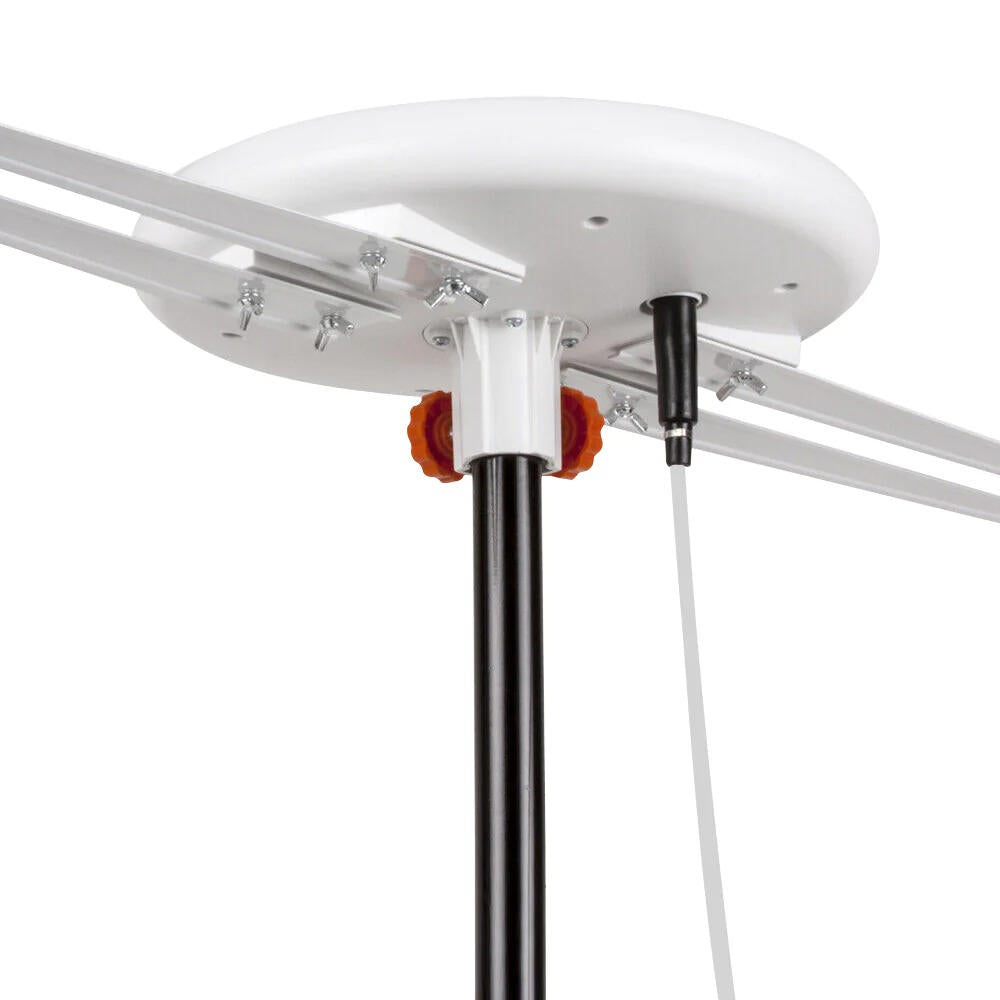 Indoor HDTV Antenna with Built-In Amplifier and Omnidirectional Reception, 40ft Coax Cable Valideals Outlet