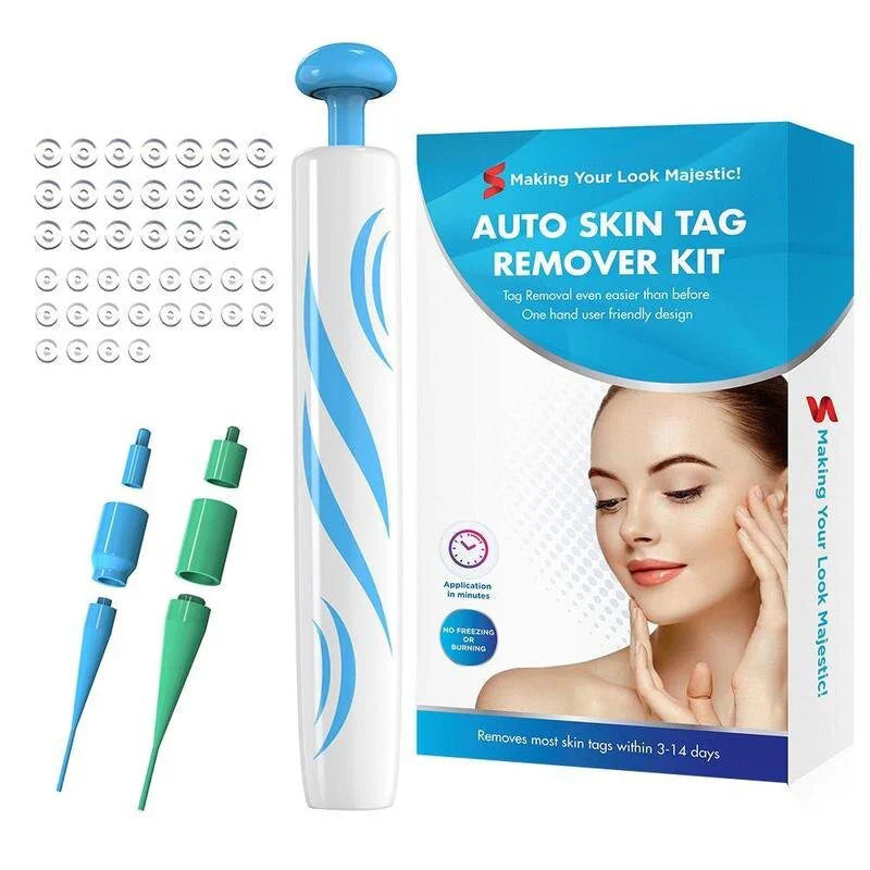 Skin Tag Removal Kit with Dual Spring Sizes and Blood Flow Restriction Method Valideals Outlet
