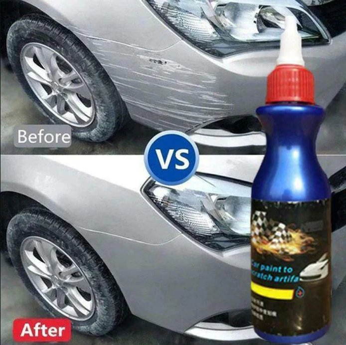 Car Scratch Remover with Soft Buffer Pad and 50ml Bottle, Unscented Quick Curing Paste Valideals Outlet