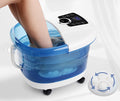 Heated Foot Spa Massager with Motorized Rollers and Oxygen Bubbles, 10-60 Min Timer Valideals Outlet