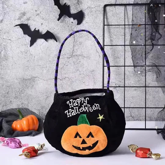 Pumpkin Halloween Treat Bag for Kids