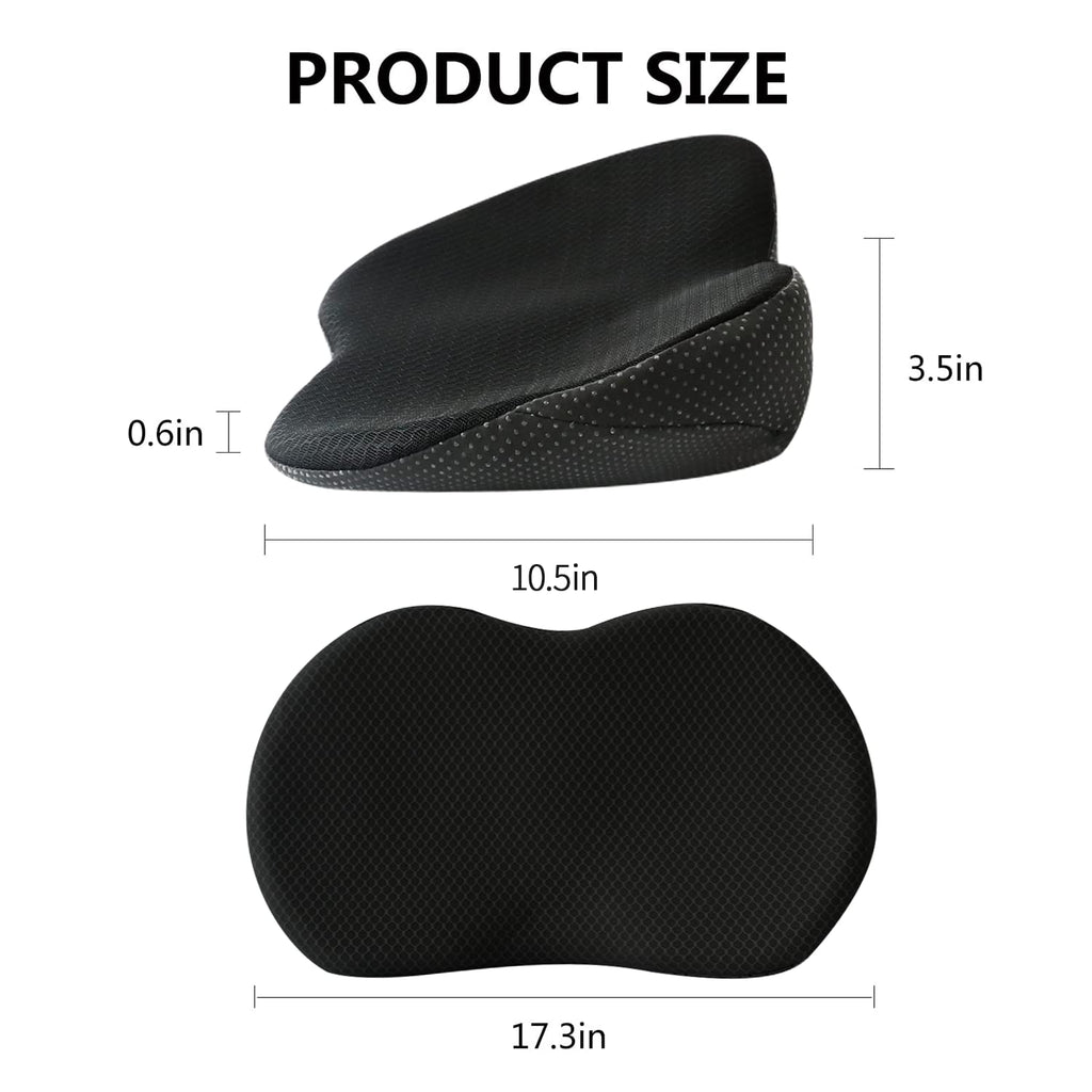 Car Seat Cushion with 3.5-Inch Lift and Memory Foam Support, Removable Breathable Cover Valideals Outlet
