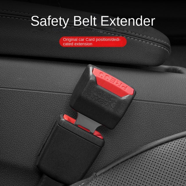 Seat Belt Extender with Reinforced Metal Tongue and Durable Plastic Housing, Set of 2 Valideals Outlet