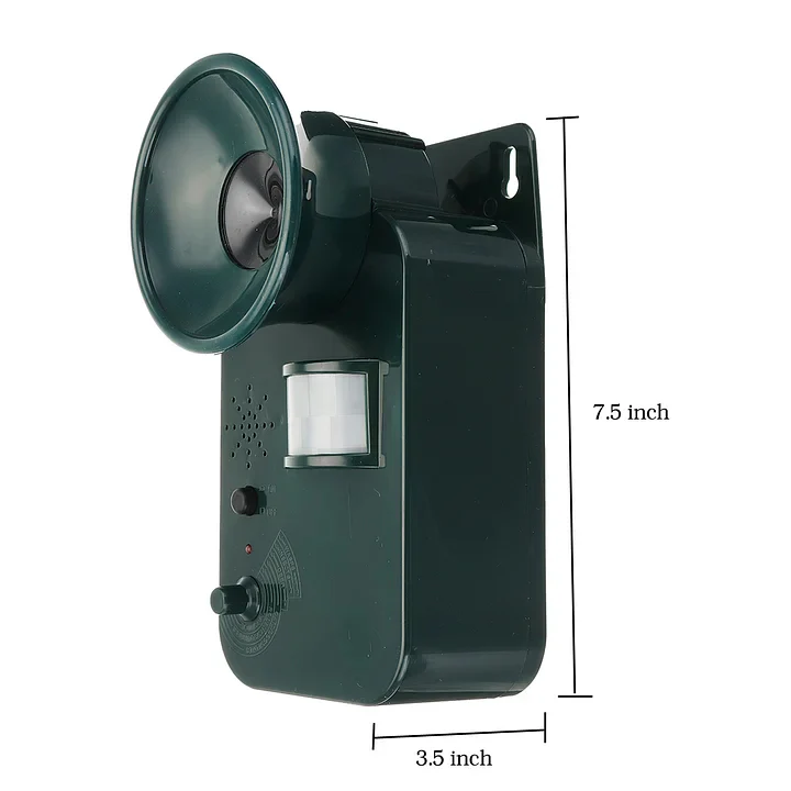 Ultrasonic Animal Repeller with Motion Sensor and 15-25kHz, 5,000 Sq Ft Coverage Valideals Outlet