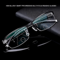 Progressive Glasses with Photochromic Lenses and Blue-Light Filter, UV400 Valideals Outlet