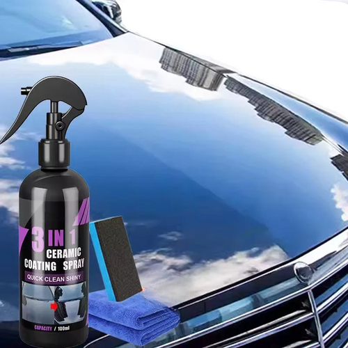 Ceramic Car Coating with 12-Month Protection and Spray-Wipe Kit, Multi-Surface Valideals Outlet