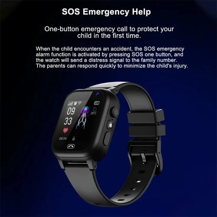 Kids GPS Smartwatch with Real-Time Tracking and Two-Way Calling, 48-Hour Battery Valideals Outlet