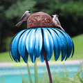 Bird Feeder with Weather-Resistant Metal Body and Wide 3.94in Dish, Easy Refill Lid Valideals Outlet