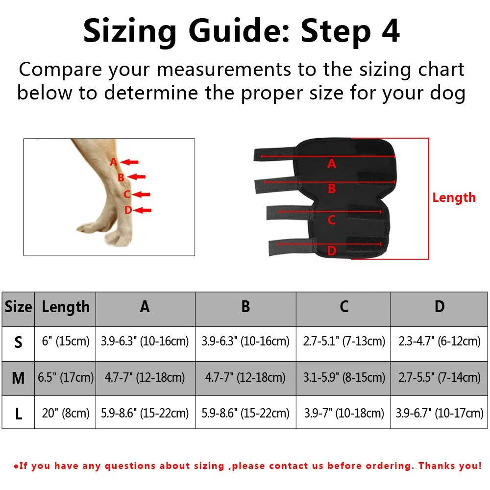 Dog Ankle Brace with Compression Support and Reflective Strips for Injury Recovery Valideals Outlet