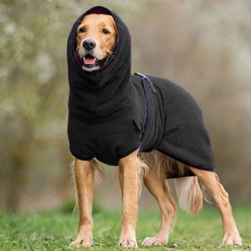 Dog Winter Coat with Waterproof Shell and Reflective Strips, Plush Lining Valideals Outlet