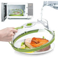 Microwave Splatter Cover with Adjustable Vent and Condensation Channel Valideals Outlet