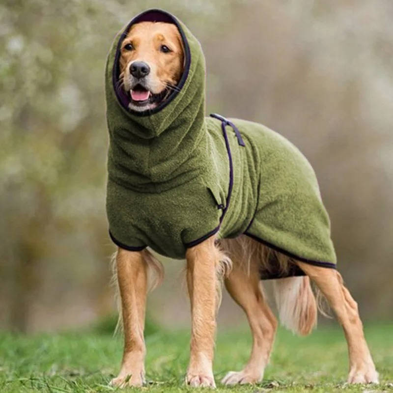 Dog Winter Coat with Waterproof Shell and Reflective Strips, Plush Lining Valideals Outlet