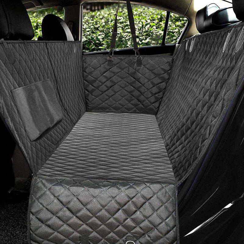 Waterproof Dog Car Seat Cover with Mesh Window and Zippered Side Panels, Machine Washable Valideals Outlet
