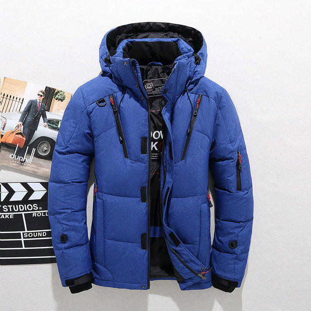 Insulated Hooded Jacket with Removable Hood and Front Zip, Thick Polyester for Fall Winter Valideals Outlet