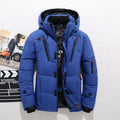 Insulated Hooded Jacket with Removable Hood and Front Zip, Thick Polyester for Fall Winter Valideals Outlet