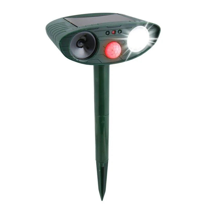Deer Repeller with Ultrasonic Sound and Solar Charging Pack of 4, Motion Activated Valideals Outlet