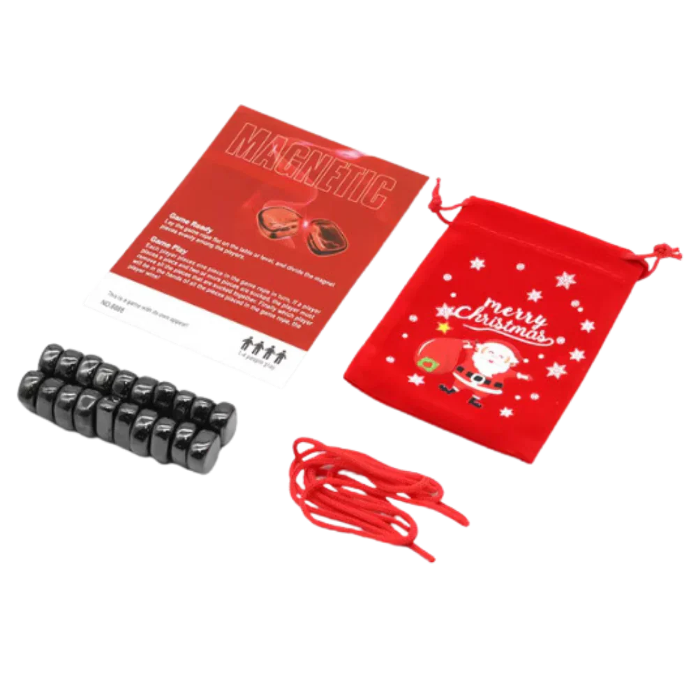 Magnetic Chess Set with 20 Magnets and Adjustable Rope Boundary, Portable Storage Bag Valideals Outlet