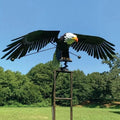 Bird Garden Windmill with Powder Coated Metal Finish and Six-Point Stake, 23-Inch Tall Valideals Outlet