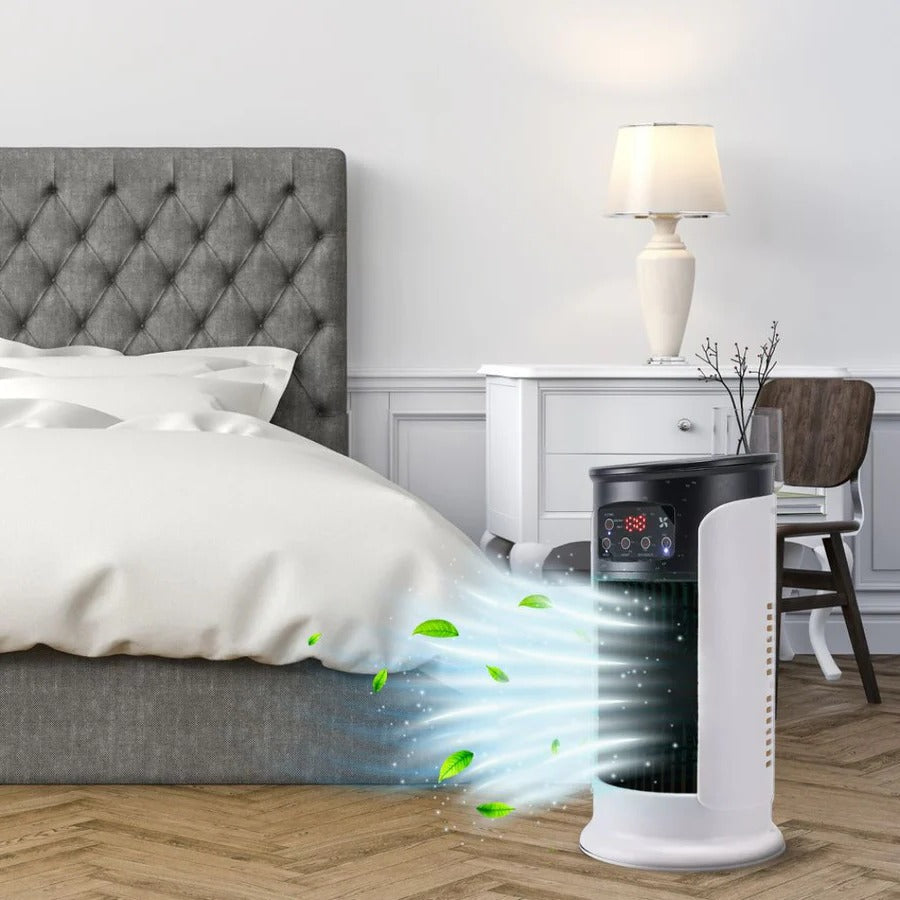 Portable Air Conditioner for Small Rooms with 300ml Mist and Wheels, Quiet 23 dB Valideals Outlet