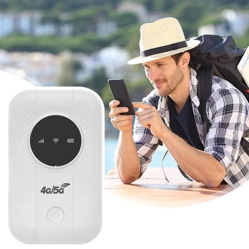 WiFi Router with 5G Support and Multi-Device Connectivity, 150 Mbps Pocket-Sized Valideals Outlet