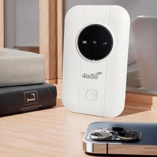 WiFi Router with 5G Support and Multi-Device Connectivity, 150 Mbps Pocket-Sized Valideals Outlet