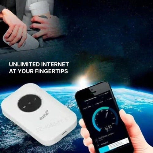 WiFi Router with 5G Support and Multi-Device Connectivity, 150 Mbps Pocket-Sized Valideals Outlet