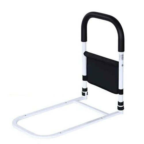 Bed Safety Rail with Padded Foam Handle and Adjustable Height, Low-Profile Base Valideals Outlet