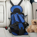 Kids Car Seat Cushion with Five-Point Harness and Non-Slip Base, Breathable Mesh Valideals Outlet
