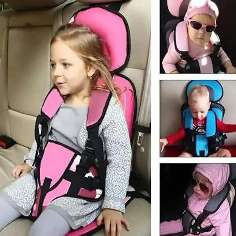 Kids Car Seat Cushion with Five-Point Harness and Non-Slip Base, Breathable Mesh Valideals Outlet