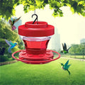 Hummingbird Feeder with Ant Moat and Micro Feeding Ports, 16oz Clear Reservoir Valideals Outlet