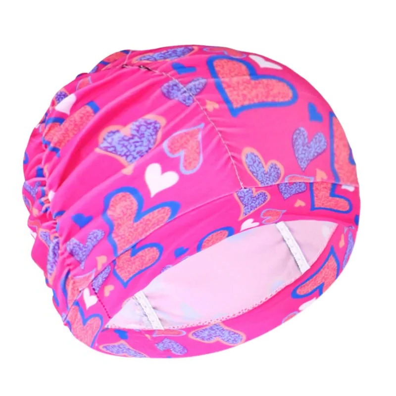 Turban Stretch Swimming Cap with Twist Front Detail and Quick Dry Design Valideals Outlet
