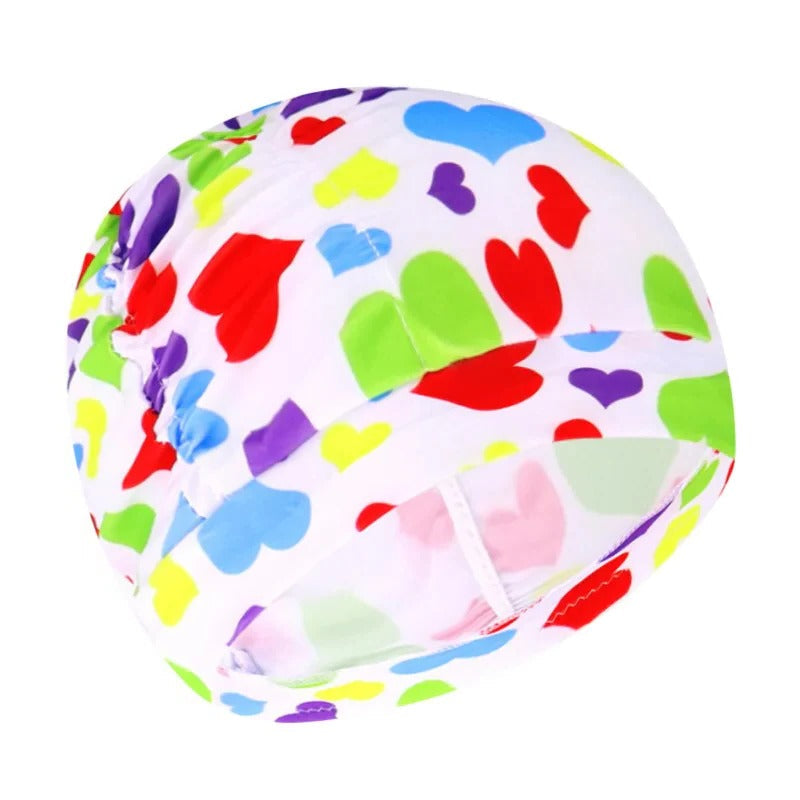 Turban Stretch Swimming Cap with Twist Front Detail and Quick Dry Design Valideals Outlet