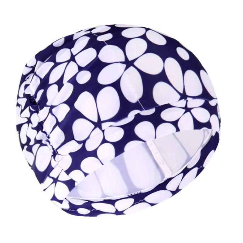 Turban Stretch Swimming Cap with Twist Front Detail and Quick Dry Design Valideals Outlet