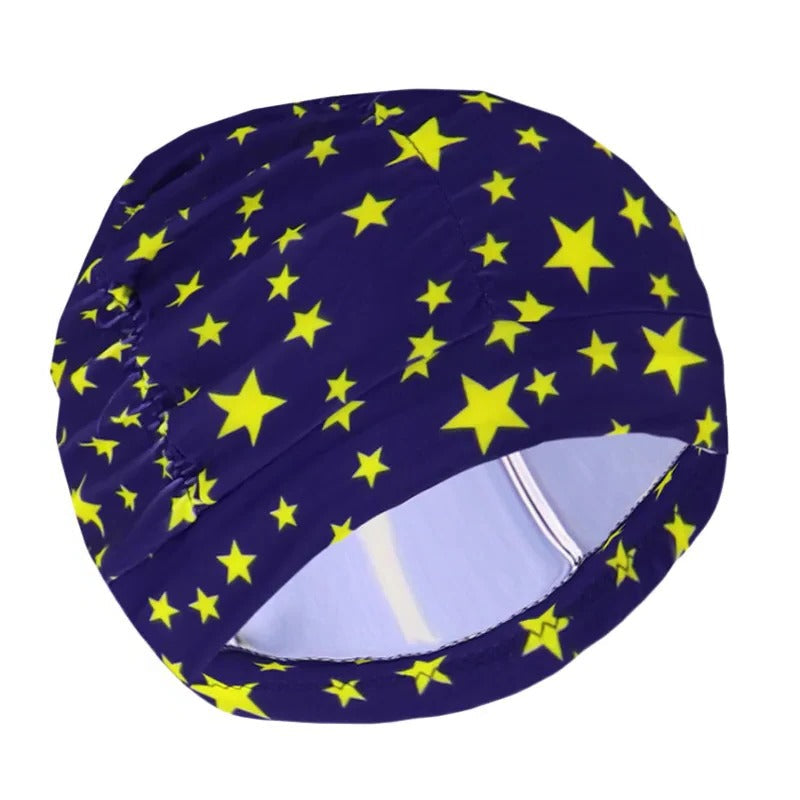 Turban Stretch Swimming Cap with Twist Front Detail and Quick Dry Design Valideals Outlet