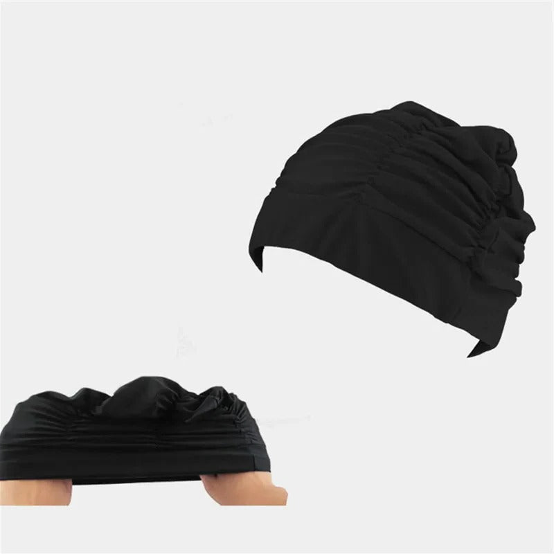 Turban Stretch Swimming Cap with Twist Front Detail and Quick Dry Design Valideals Outlet