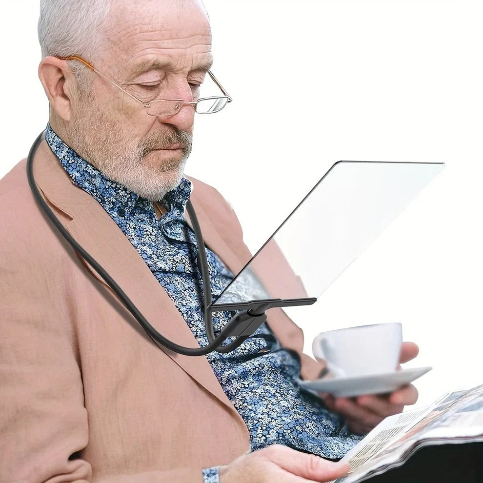 Magnifying Glass with Flexible Neck and Hands-Off Base, Wide Optical Lens Valideals Outlet