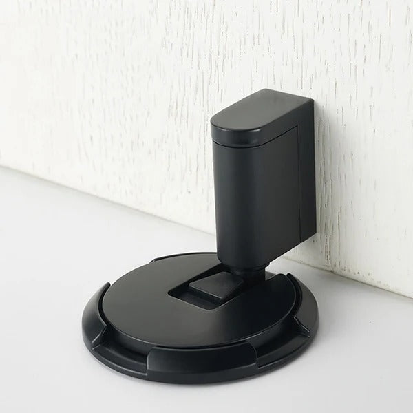 Adjustable Door Stopper with Rubber Pad and Lock, Zinc Alloy for Thick Doors Valideals Outlet