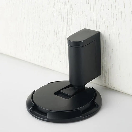 Adjustable Door Stopper with Rubber Pad and Lock, Zinc Alloy for Thick Doors Valideals Outlet