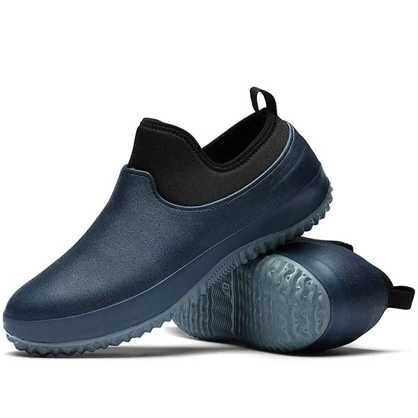 Waterproof Work Shoes with Slip on Entry and Non-Slip Outsole, Cushioned Footbed Valideals Outlet
