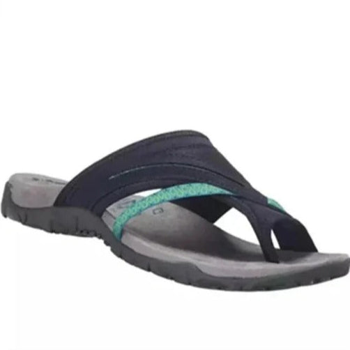 Women's Arch Support Sandals with Memory Foam and Orthotic Midsole, Hook-Loop Closure Valideals Outlet